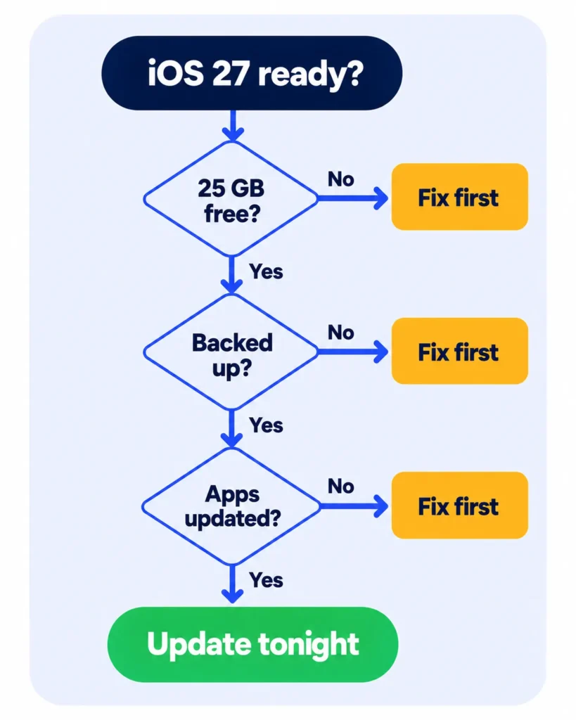 iOS-27-update-checklist-flow