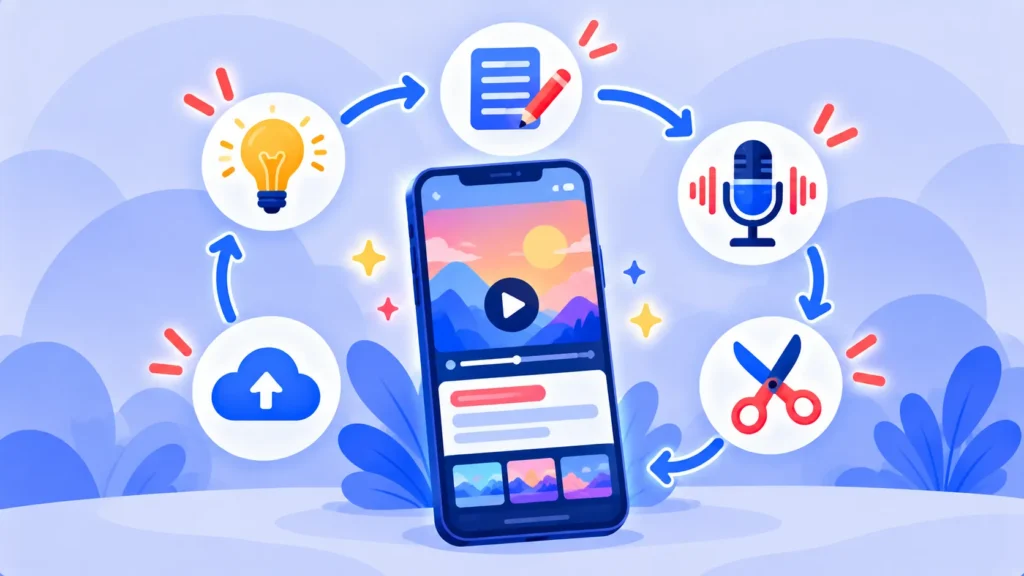 Cómo hacer cortos de YouTube con AI: un simple flujo de trabajo de 6 pasos
