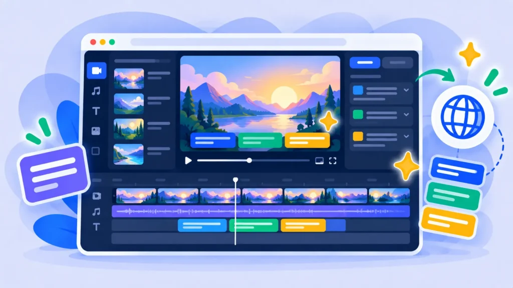 Veed Review 2026: editor de video en línea con subtítulos de IA, gratis vs pagados